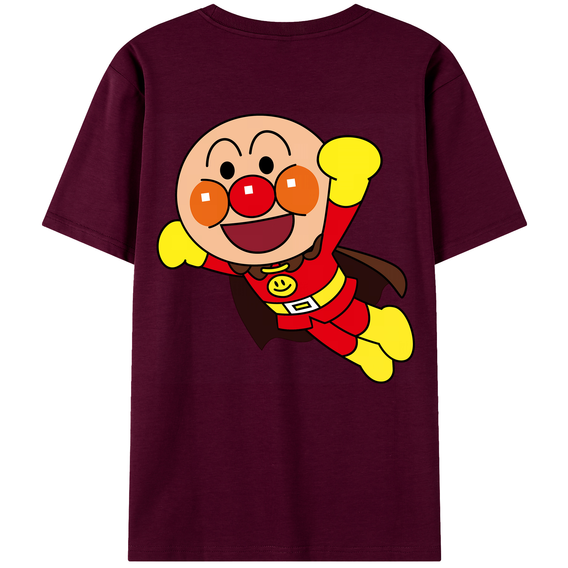 （画像用） アンパンマン Anpanman レディース半袖Tシャツ(バックプリント)